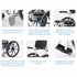 Medacure Rolling Shower Wheelchair with Commode